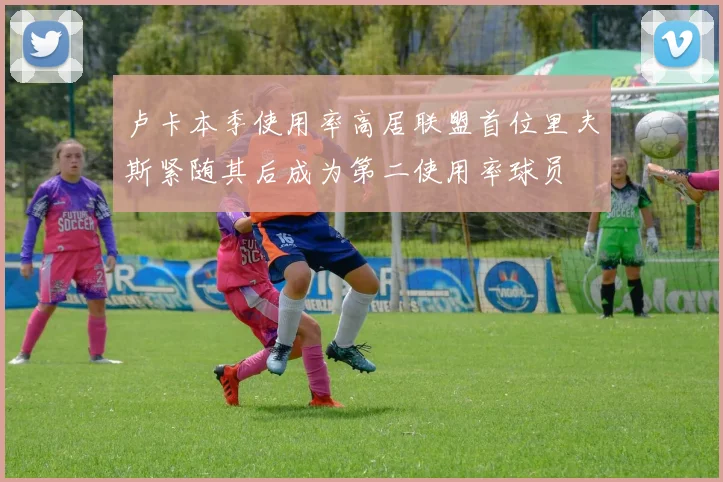 卢卡本季使用率高居联盟首位里夫斯紧随其后成为第二使用率球员